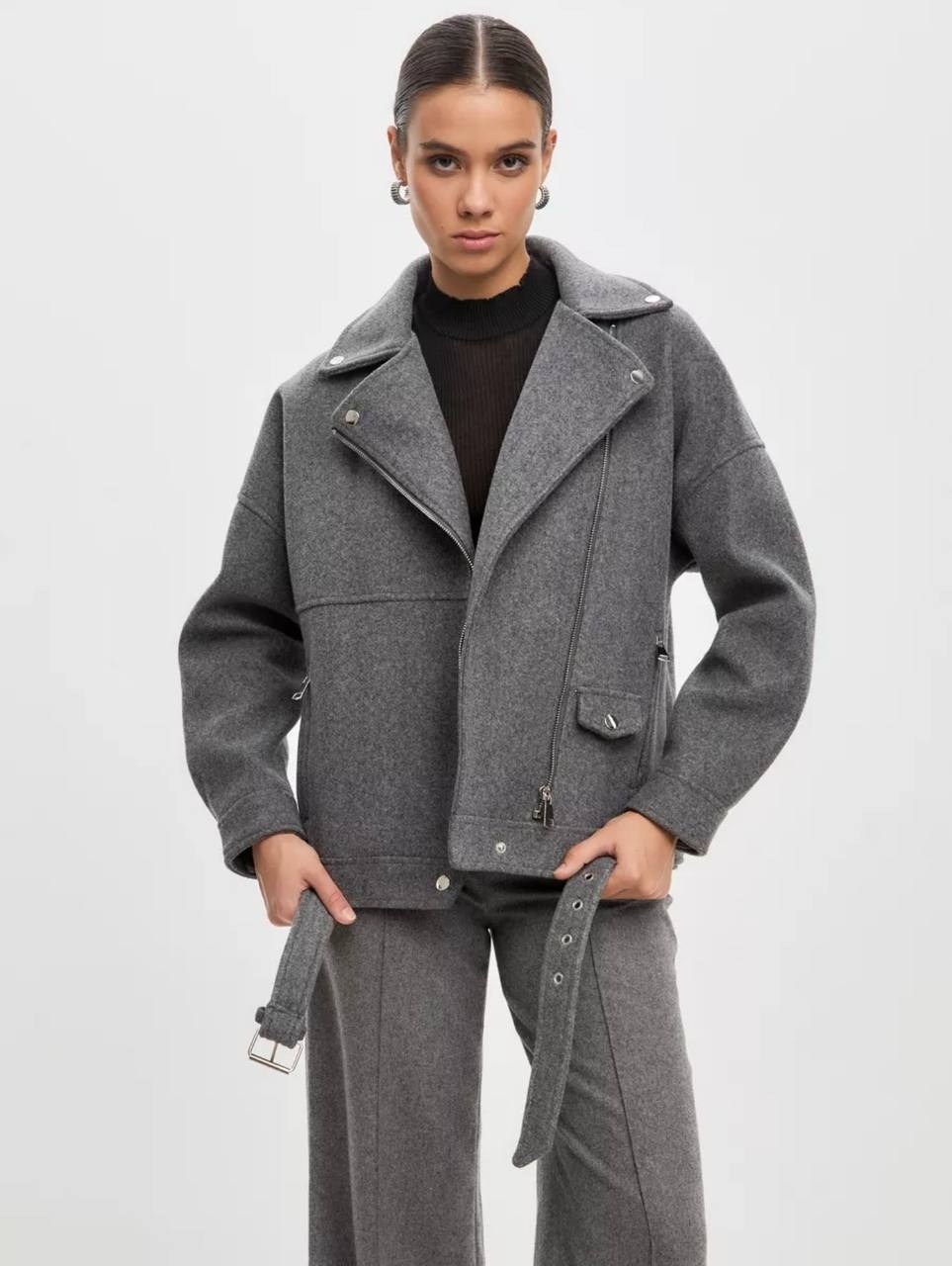 куртка из пальтовой ткани серая,полупальто-косуха из драповой ткани серый,полупальто-косуха из драповой ткани цвет серый,куртка fly из пальтовой ткани темно-серая из шерсти,куртка из пальтовой ткани