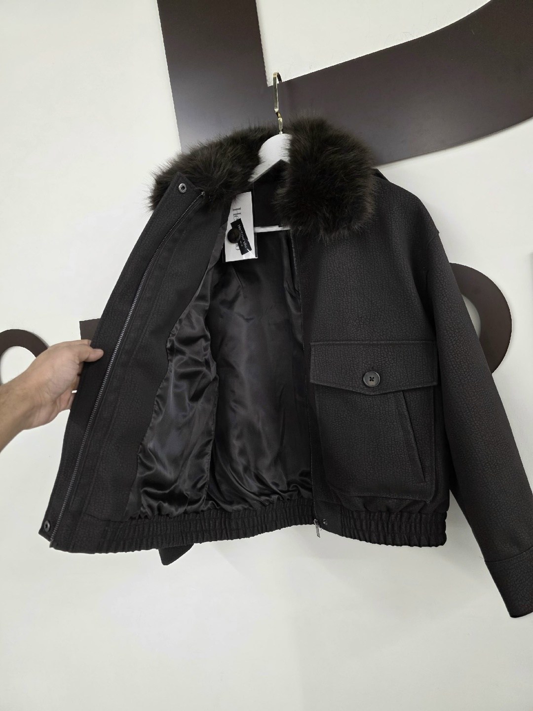 кожаная куртка,куртка с воротником,женская кожаная куртка yolagain с меховым воротником,женская куртка,женская куртка из натуральной овечьей кожи с натуральным мехом wy1159