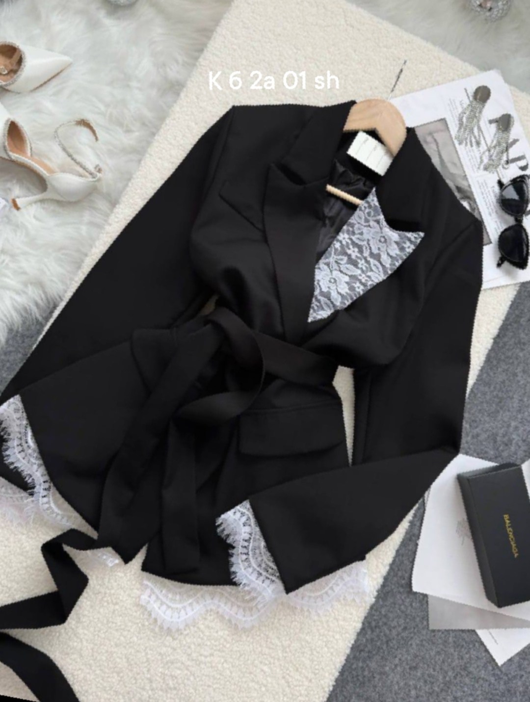 женский костюм,пиджак женский с кружевом,пиджак с кружевом,жакет,пиджак с поясом