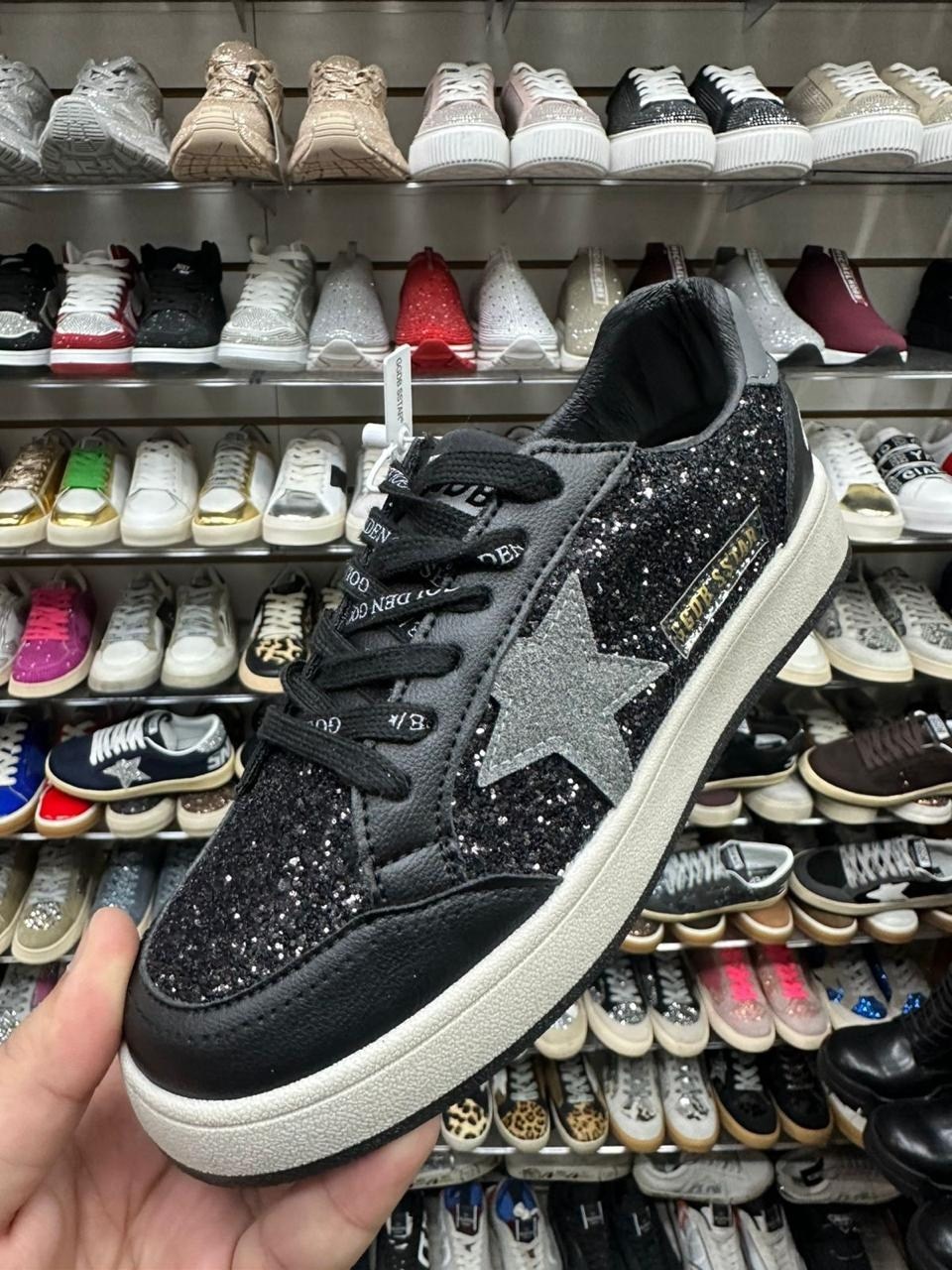 ,golden goose кеды hi star с блестками белый,golden goose кеды с блестками,кеды golden goose,кеды golden goose hi star glitter low-top