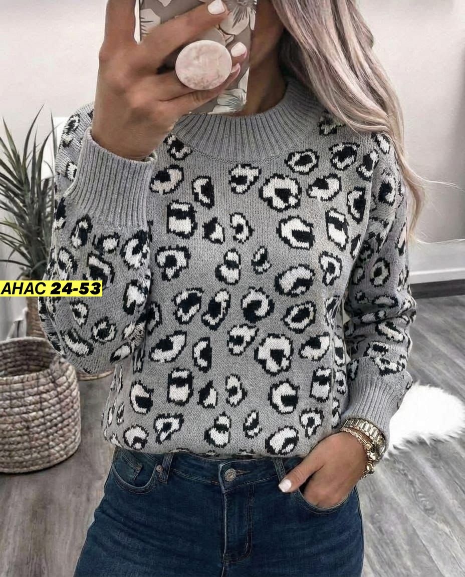 свитер с леопардовым принтом,леопардовый свитер женский,кофта женская,свитер леопард,леопардовый джемпер