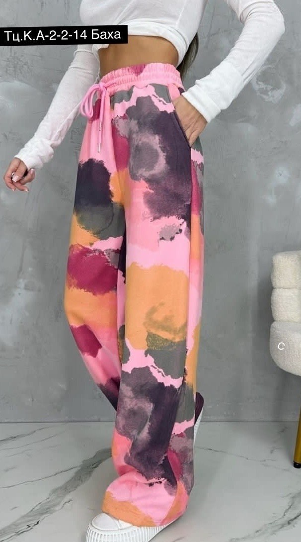 брюки новинки,широкие брюки,брюки яркие,радужные штаны,брюки модные