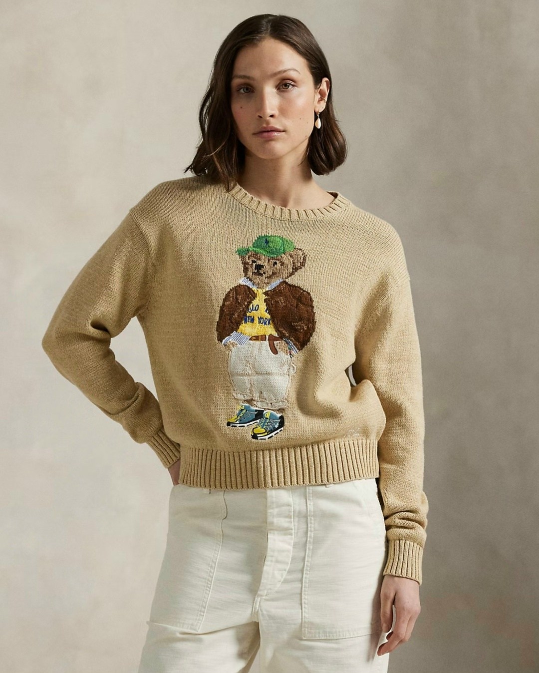 ralph lauren polo bear cotton crewneck sweater,джемпер ralph lauren bear,ральф лаурен беар,свитер polo ralph lauren,polo ralph lauren свитер женский