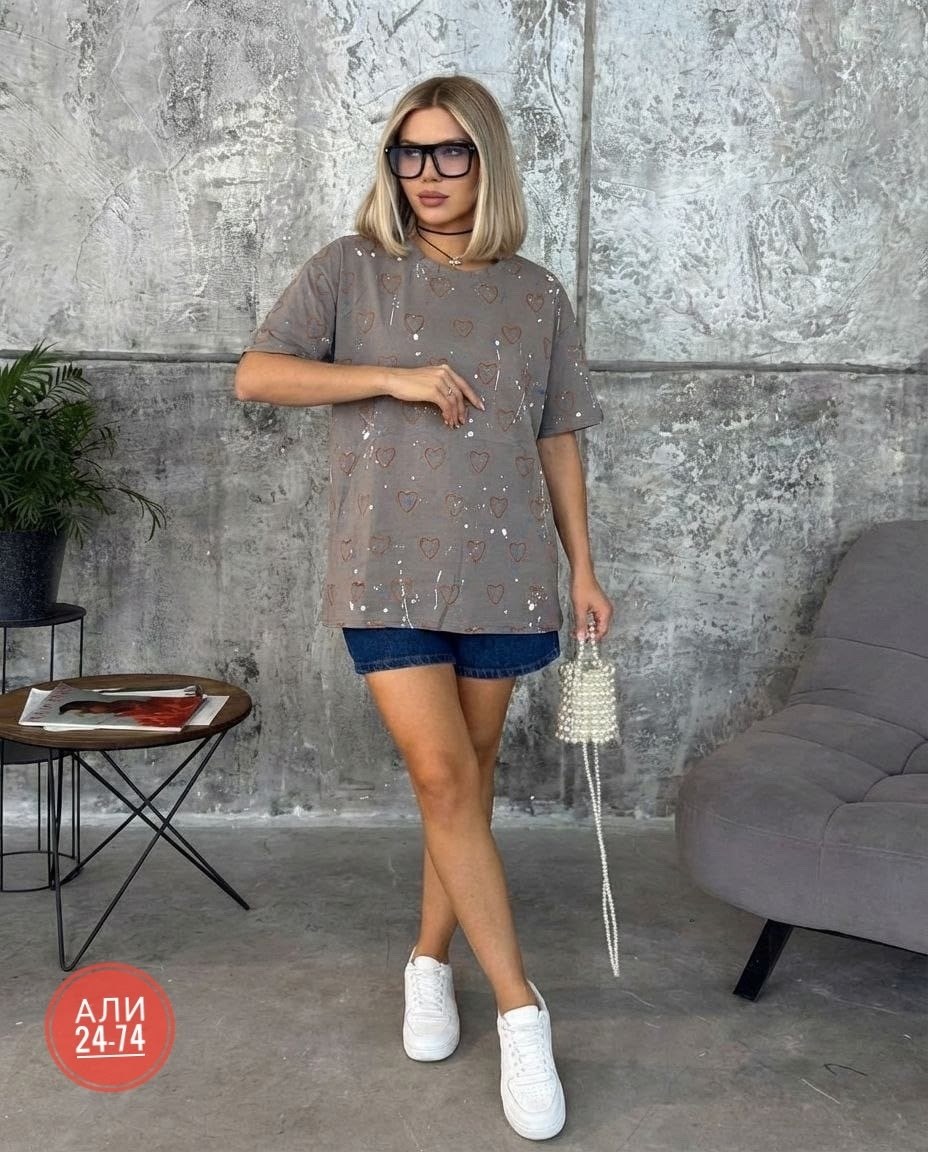 женская футболка,футболки женские модные,футболки женские больших размеров,женская повседневная футболка,кофта женский