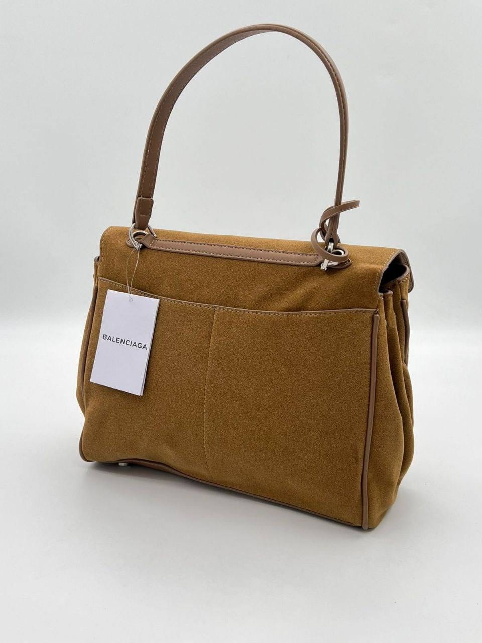 сумка женская balenciaga эко замша,сумка женская коричневая,замшевая сумка balenciaga rodeo 28x20 см chestnut,сумка замшевая,сумка женская тоут замша натуральная