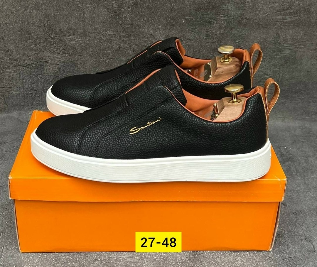 ,мужские слипоны,мужская ,слипоны santoni,слипоны мужские кожаные