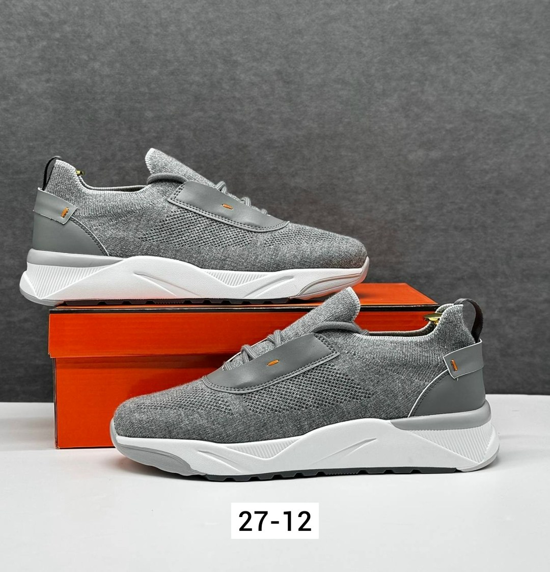 кроссовки santoni,,серые кроссовки,кроссовка мужской,мужские кроссовки