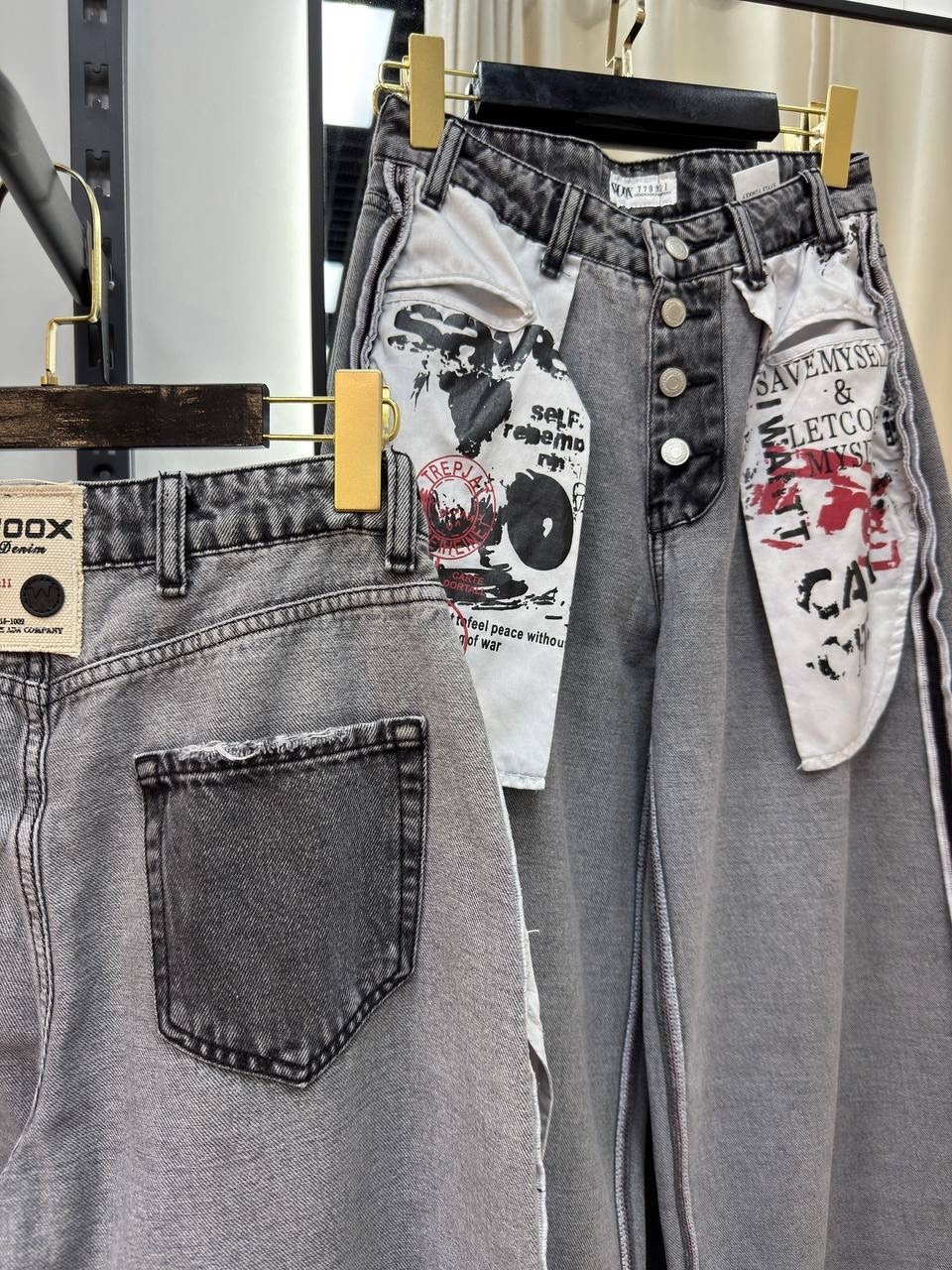 джинсы модные,джинсы с принтом,джинсы широкие,джинсы джинсы,джинсы с рисунком