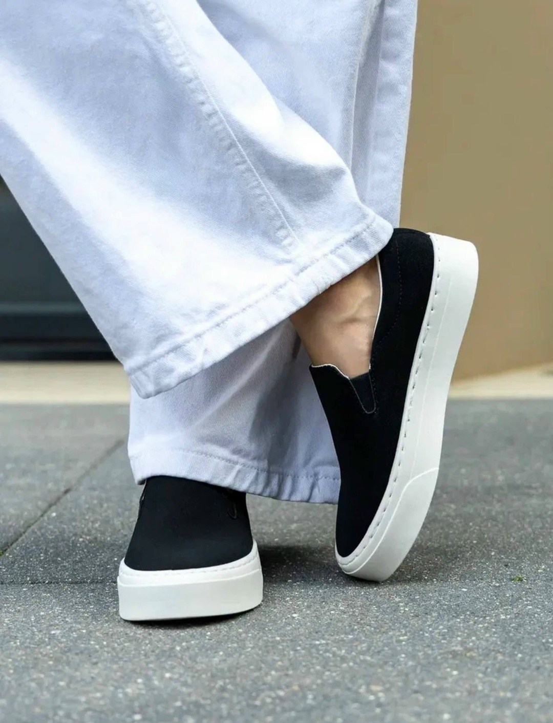 женские слипоны,,слипоны женские на платформе,слипоны женские на высокой платформе,слипоны черные