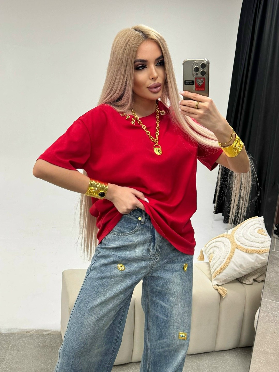 футболки модные,футболка женская,футболки женские модные,футболка оверсайз со стразам,футболка