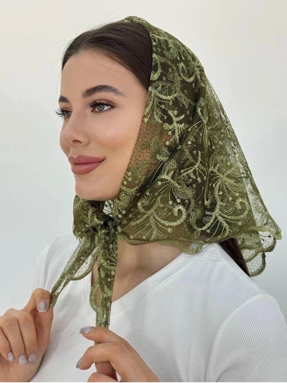 платок для храма женский,платки платок для храма,палантин кружевной,платок белый,платки женские