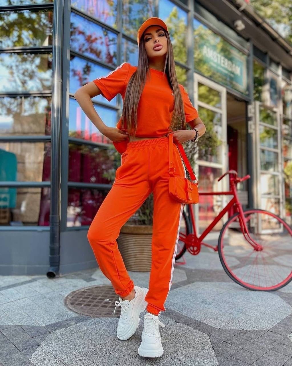 оранжевый костюм,женские спортивные костюмы,оранжевый костюм женский,костюм спортивные женские костюмы,костюм спортивный женские летний