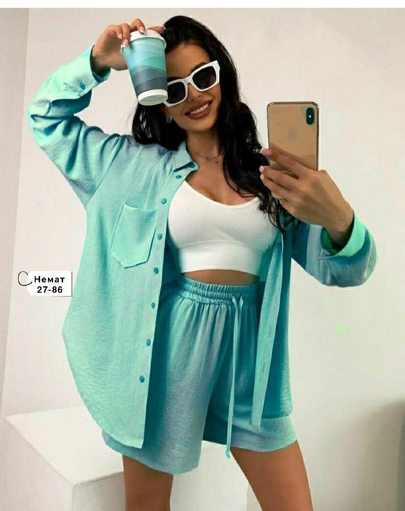 льняной костюм женский летний с шортами и рубашкой,костюм летний рубашка и шорты,костюм летний рубашка и шорты msia 224631091,женский костюм с шортами,костюм женский