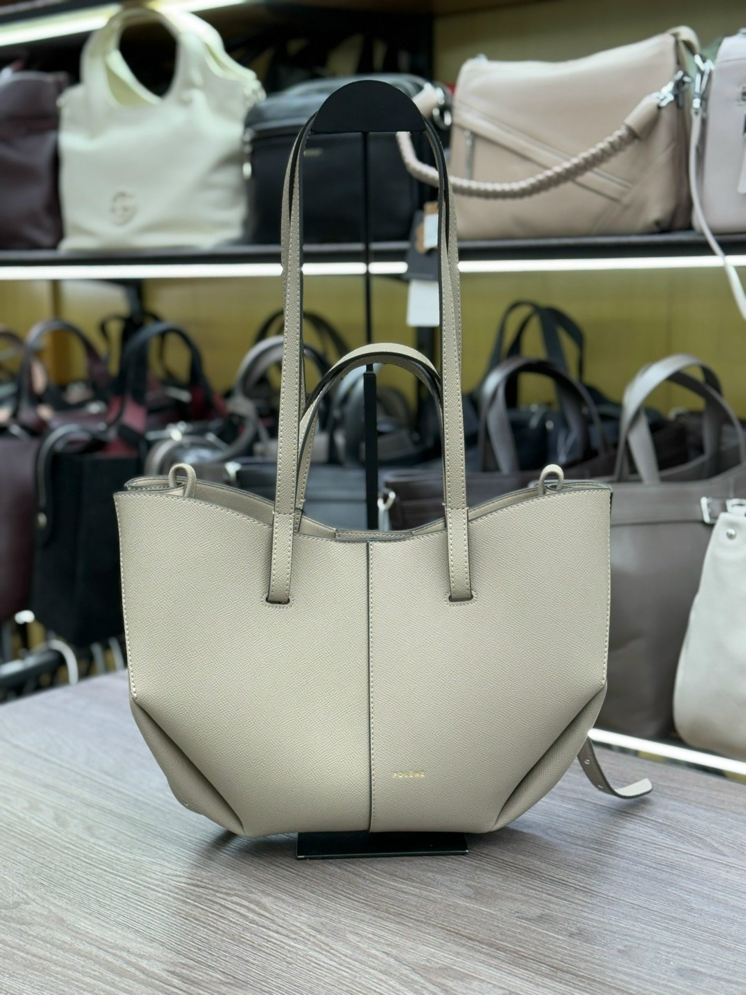 сумка polene,сумка polene натуральная кожа 47х24х26,сумка женская polene cyme maxy с ручками,сумка polene из натуральной кожи,сумка