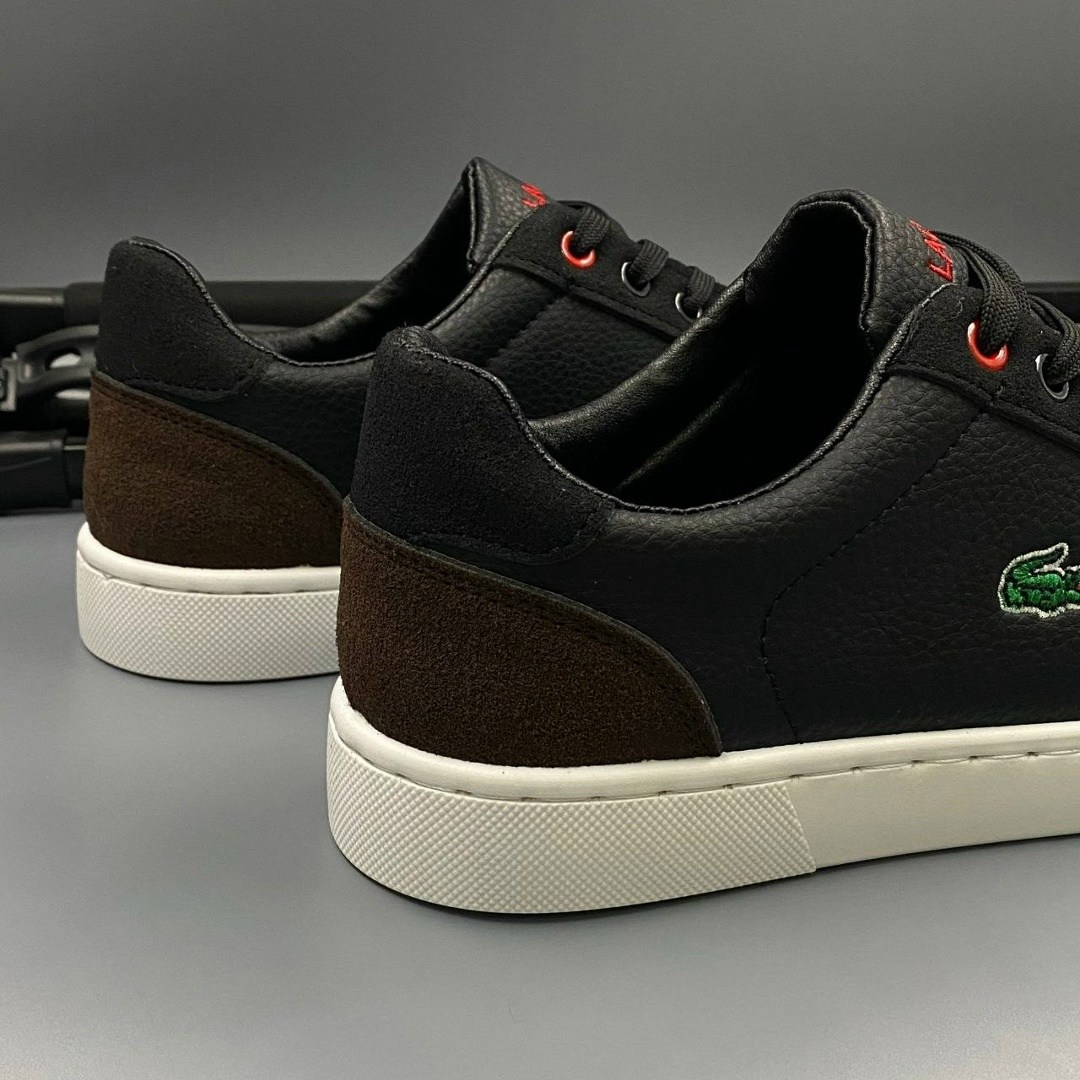 кроссовки lacoste,,кроссовки lacoste черные, лакоста,кеды лакост мужские черные