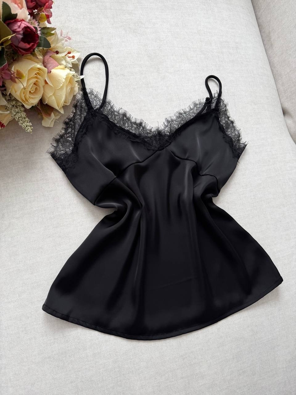 шелковый топ,шелковый топ с кружевом,майка шелковая с кружевом,топ с кружевом,майка кружевная