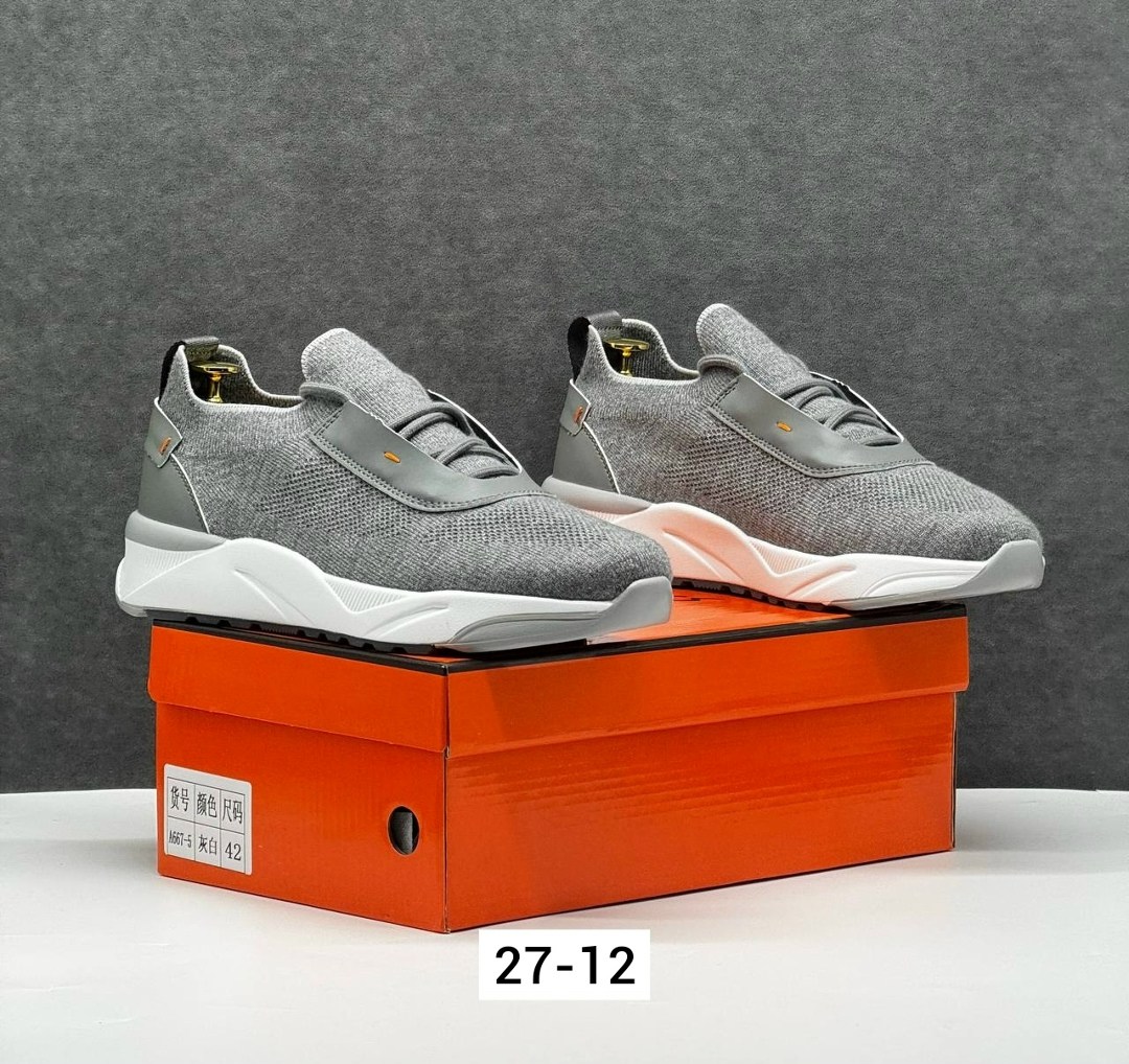 кроссовки santoni,,серые кроссовки,кроссовка мужской,мужские кроссовки