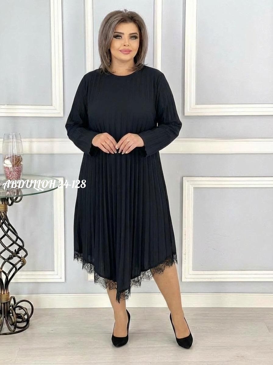 платье шифоновое больших размеров ltmoda,женское платье,платье больших размеров,платье гофре для полных,платье туника