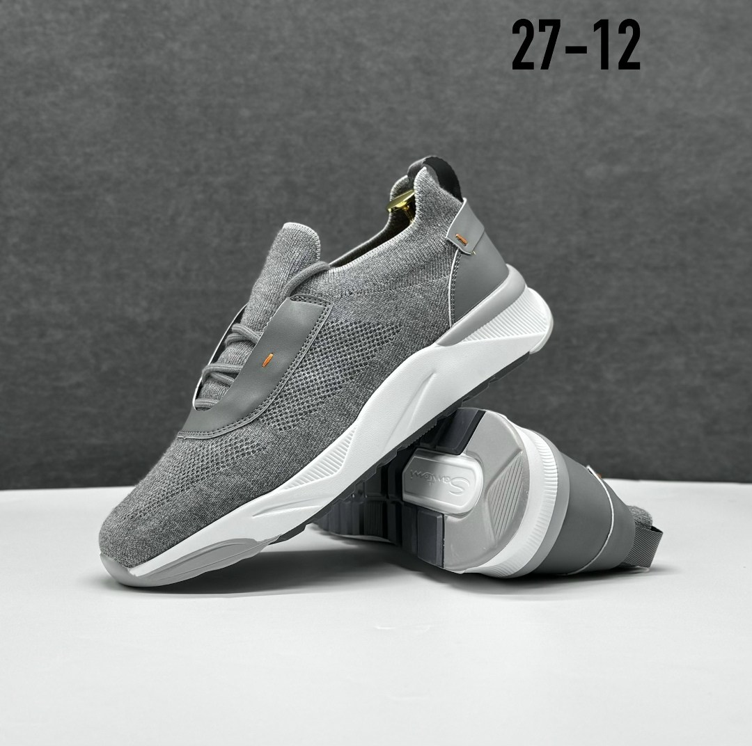 ,мужские кроссовки текстильные,кроссовки santoni,кроссовка мужской,серые кроссовки