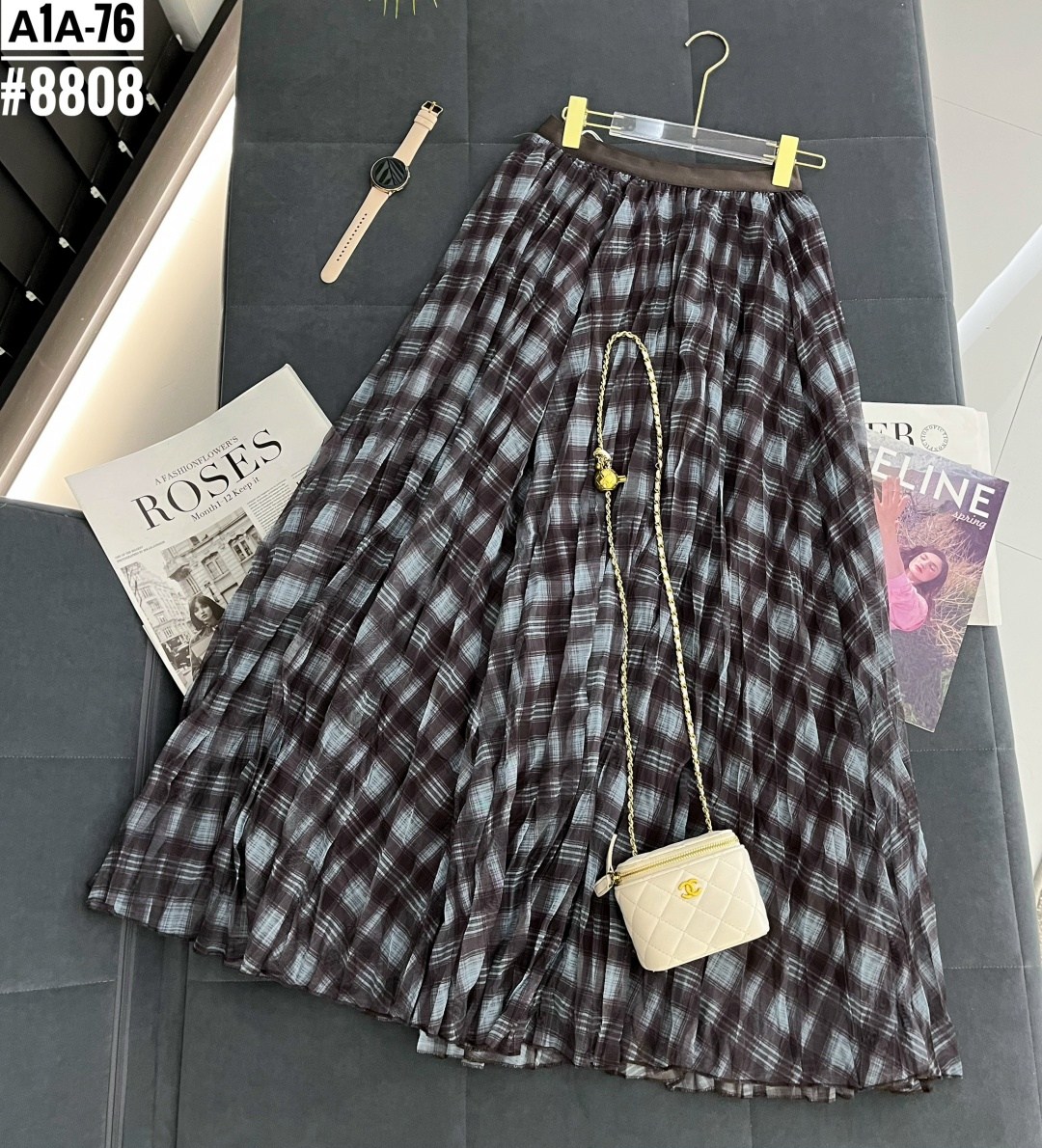 женская клетчатая юбка,клетчатая юбка,длинная юбка в клетку,клетчатая плиссированная юбка средней длины с,длинная плиссированная клетчатая юбка с эластичной