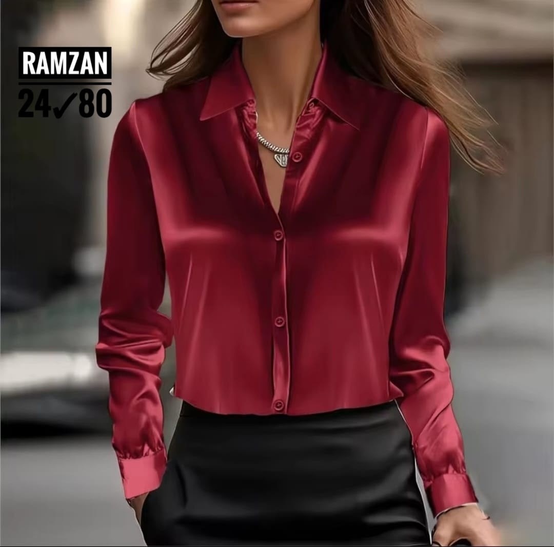 элегантная женская рубашка,рубашка блузка атласная шелковая,атласная блузка для женщин,атласная рубашка женская,женская атласная блузка бордо