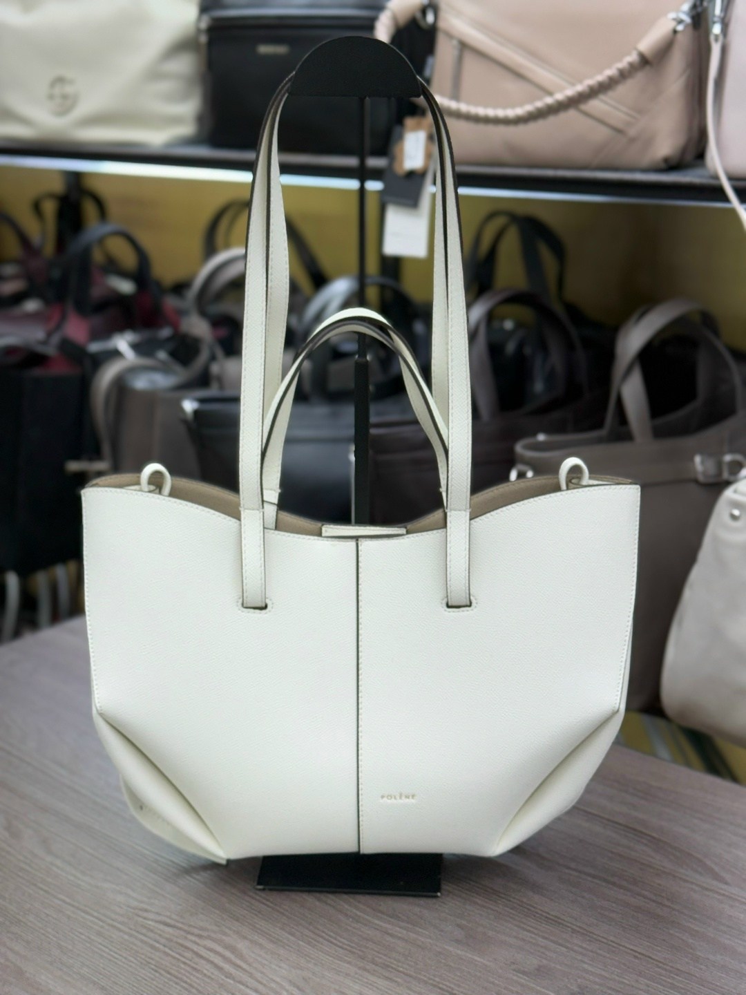 сумка polene,сумка polene натуральная кожа 47х24х26,сумка женская polene cyme maxy с ручками,сумка polene из натуральной кожи,сумка