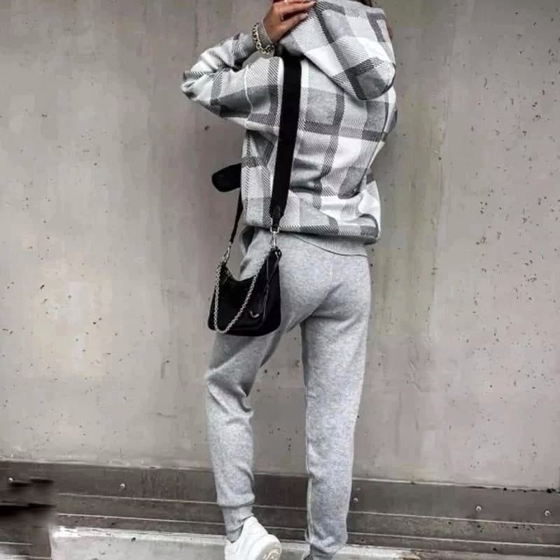 женский костюм на флисе,костюм двойка женская,костюм двойка кашемир,спортивный костюм в клетку,cпортивный костюм женский теплый
