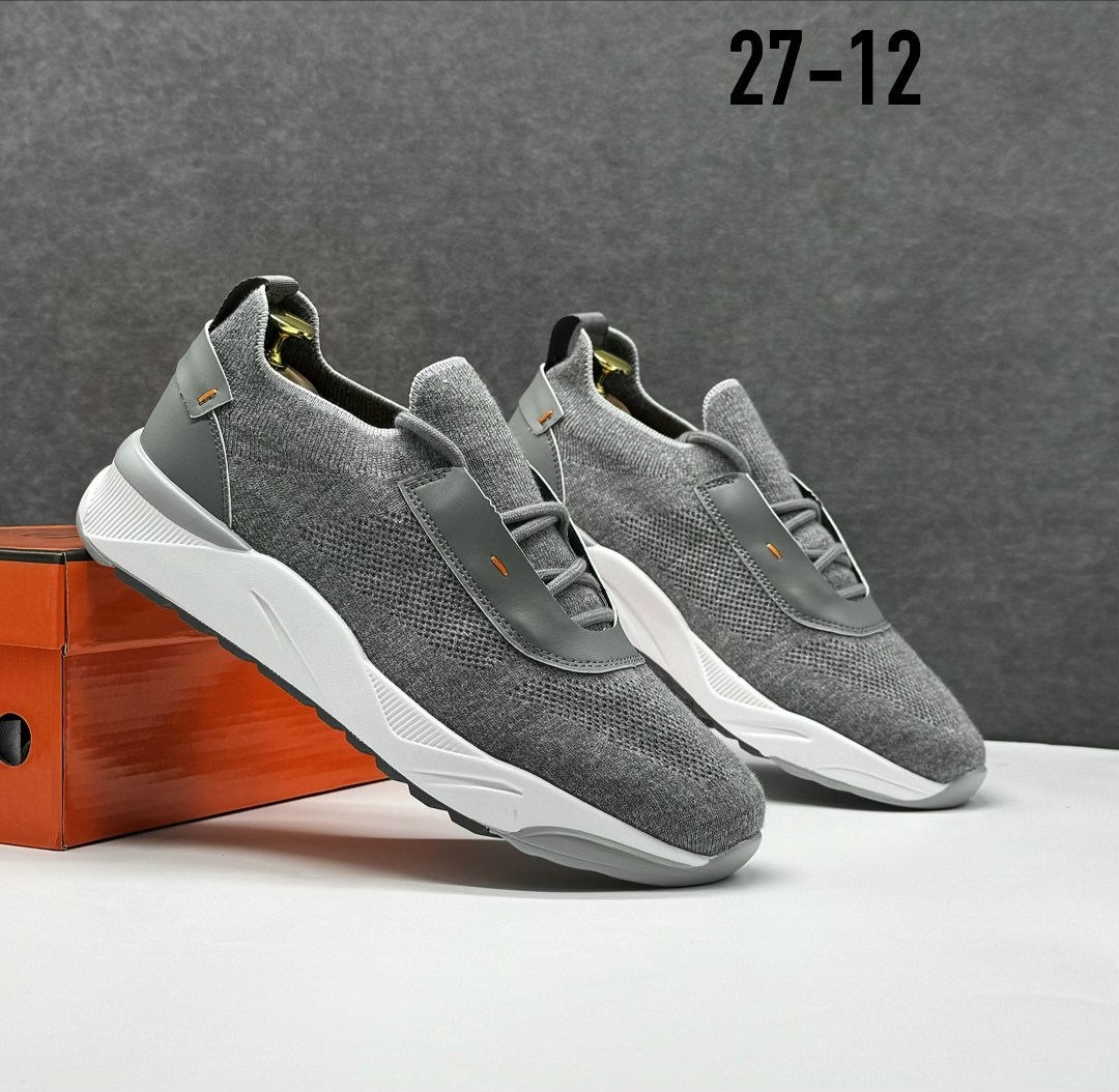 ,мужские кроссовки текстильные,кроссовки santoni,кроссовка мужской,серые кроссовки