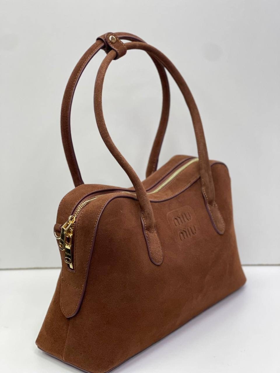 сумка женская miu miu,сумка miu miu,женская замшевая сумка miu miu arcadie коричневая,сумка miu miu натуральная замша,замшевая сумка