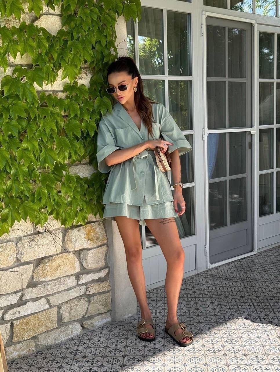 костюм рубашка с шортами,костюм с шортам,рубашка с шортами,женский костюм с шортами,костюм летний с шортами и рубашкой