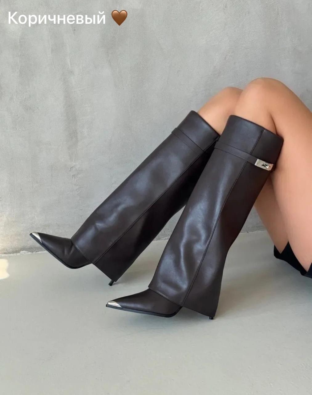 сапоги под hermes с88,сапоги,сапоги под hermes арт с88,модные сапоги,женские кожаные высокие сапоги с острым носком