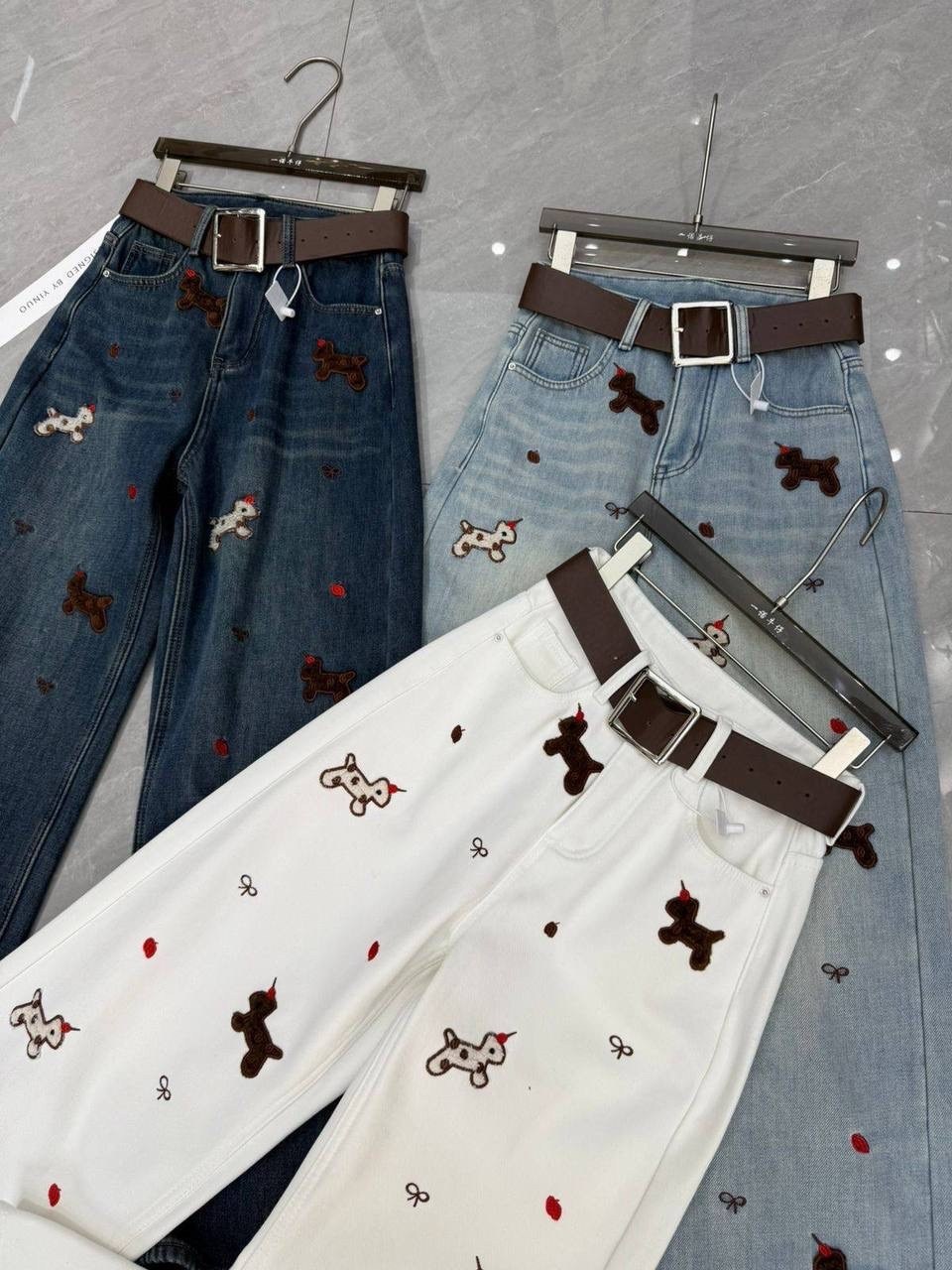 mexzt y2k джинсы с мультяшной вышивкой,женский джинсы,джинсы с вышивкой,джинсовые брюки,джинсы для взрослых