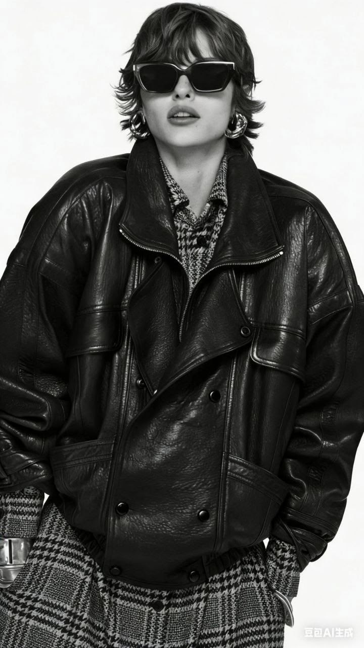 кожаная куртка saint laurent,кожаная куртка,кожаная куртка женская,oversized leather blouson saint laurent,косуха куртка