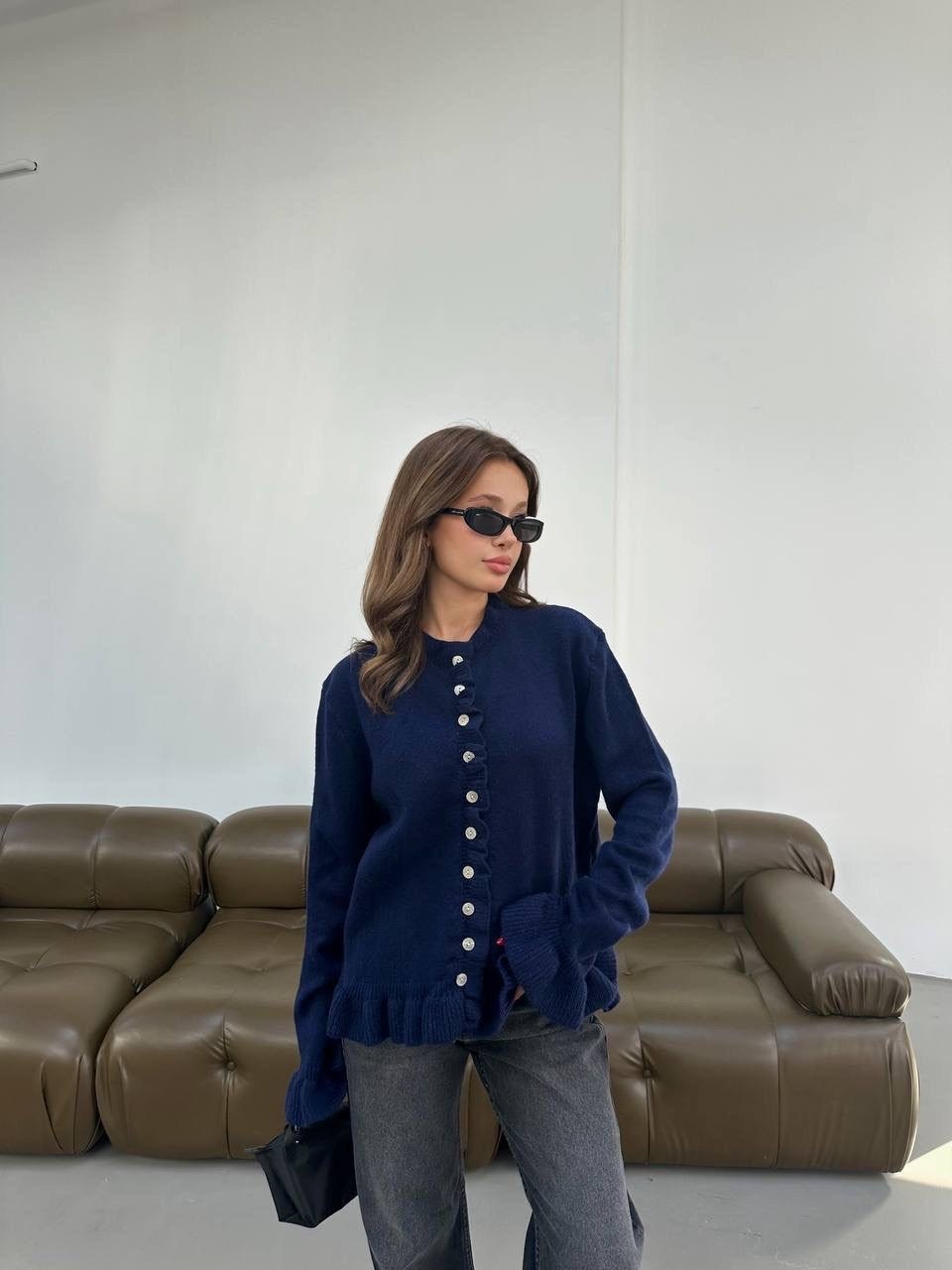 кардиган синий,кардиган,кардиган женский,кофта женская,кардиган жeнский на пуговицах