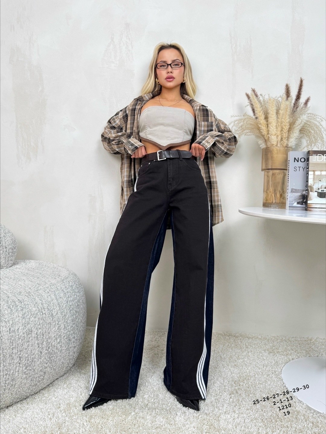 джинсы комбинированные,широкие джинсы,джинсы женские,широкие женские джинсы,широкие брюки