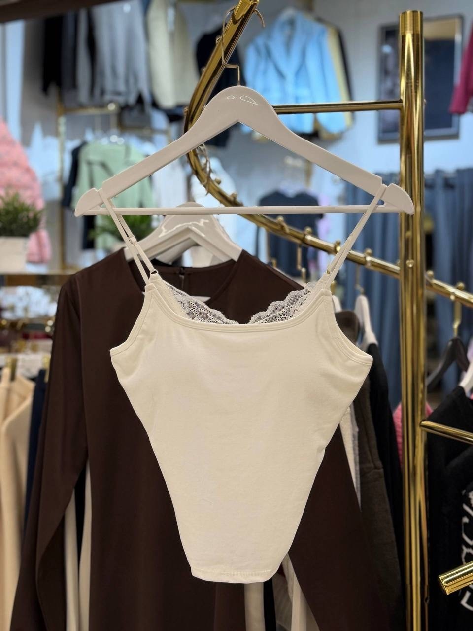 майка женская,женские топы,кружевная майка