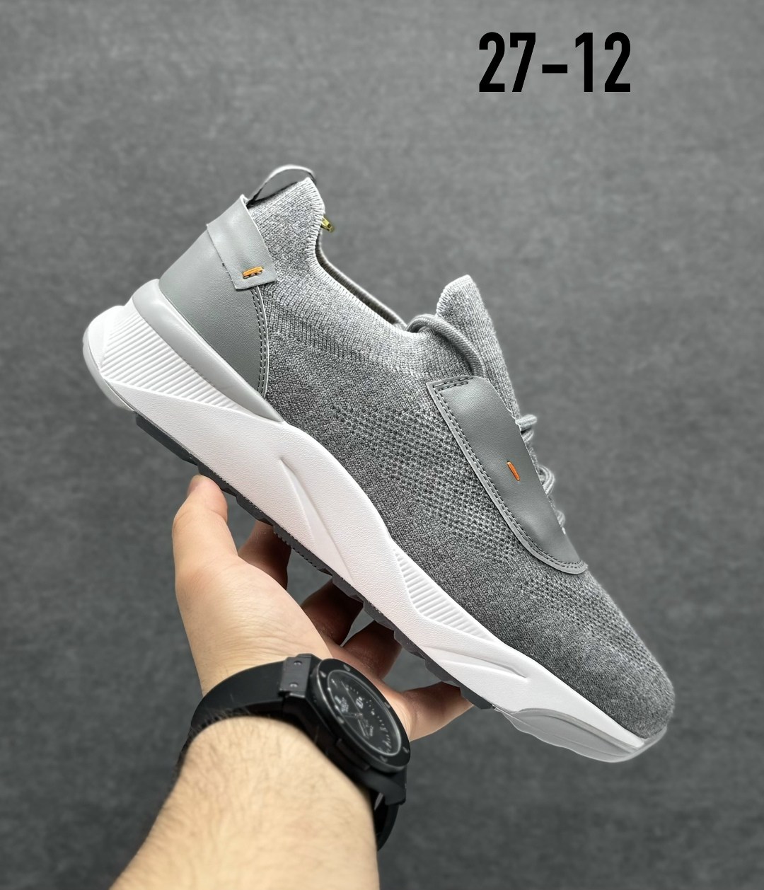 ,мужские кроссовки текстильные,кроссовки santoni,кроссовка мужской,серые кроссовки