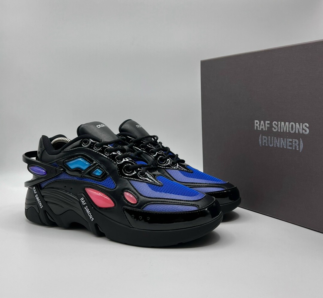 черные кроссовки cylon-21 raf simons,кроссовки raf simons cylon-21 sneaker,кроссовки raf simons cylon 21,raf simons черные низкие кроссовки,raf simons cylon-21 sneaker black & blue