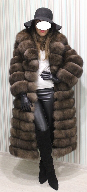 шуба песец под соболь,шуба из песца под соболя,песец под соболь,шуба из песца,шуба из песца под соболь английский воротник