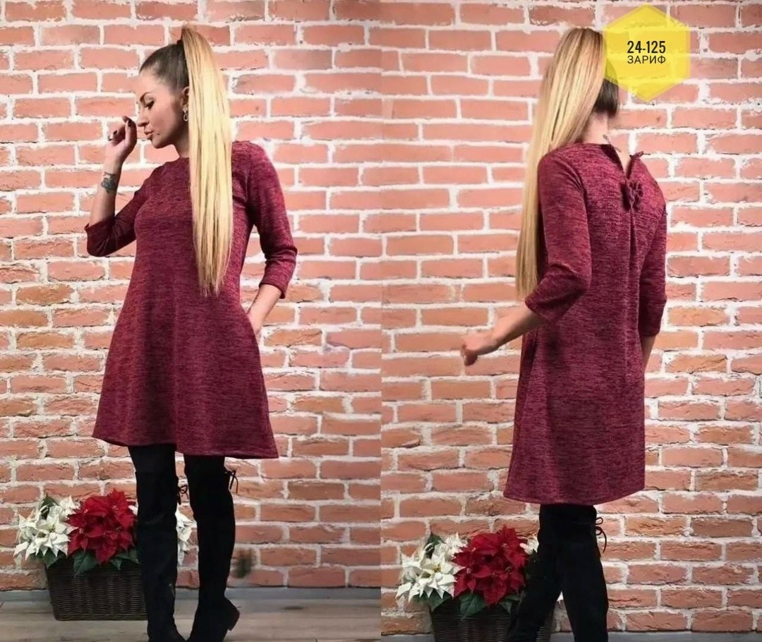 платье из ангоры,платье трапеция ,стильное платье,теплые платья свободного кроя,платье вязаное