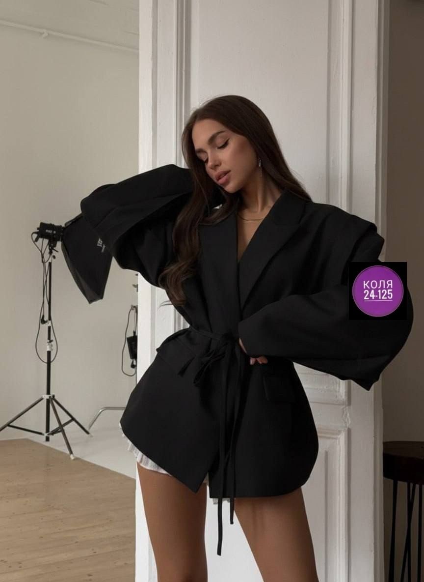 женский пиджак,женский пиджак оверсайз,пиджак оверсайз белый a.e.m.,пиджак,пиджак оверсайз с поясом удлиненный классический much love