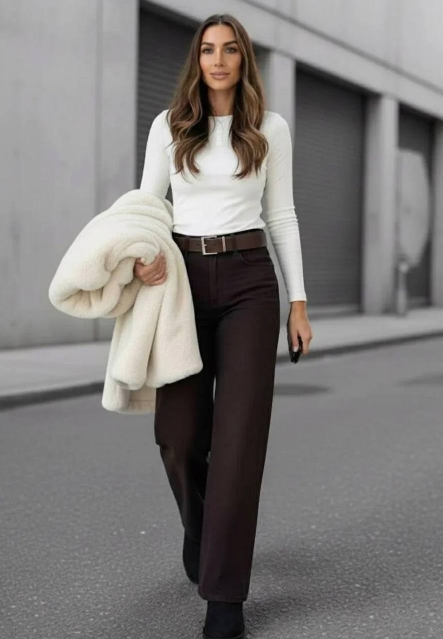 широкие брюки,мода стиль,кэжуал наряды,стильные наряды