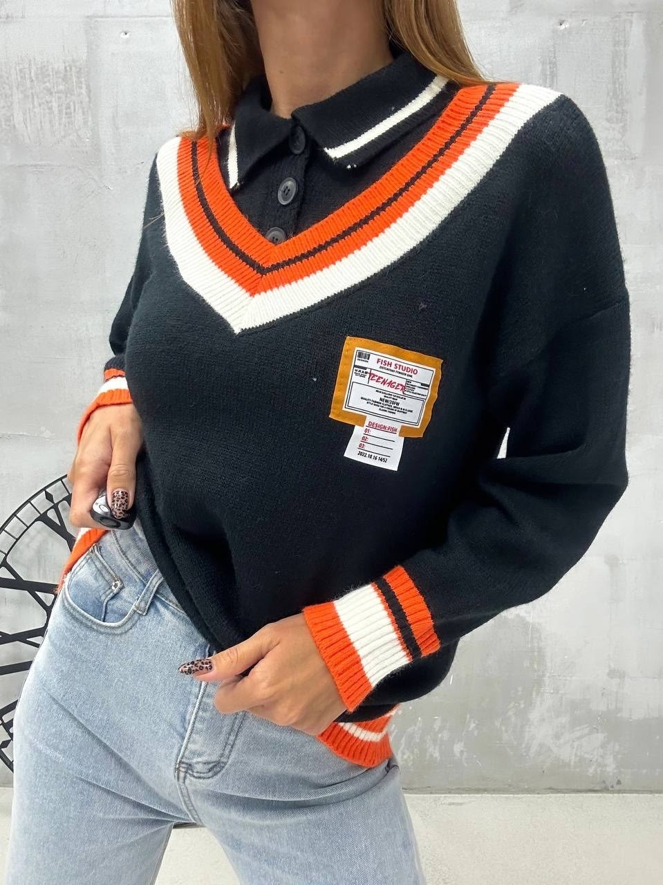 свитер москино с мишкой,кофта вязаная с принтом,стильная кофта,кофта женская,свитер с мишкой