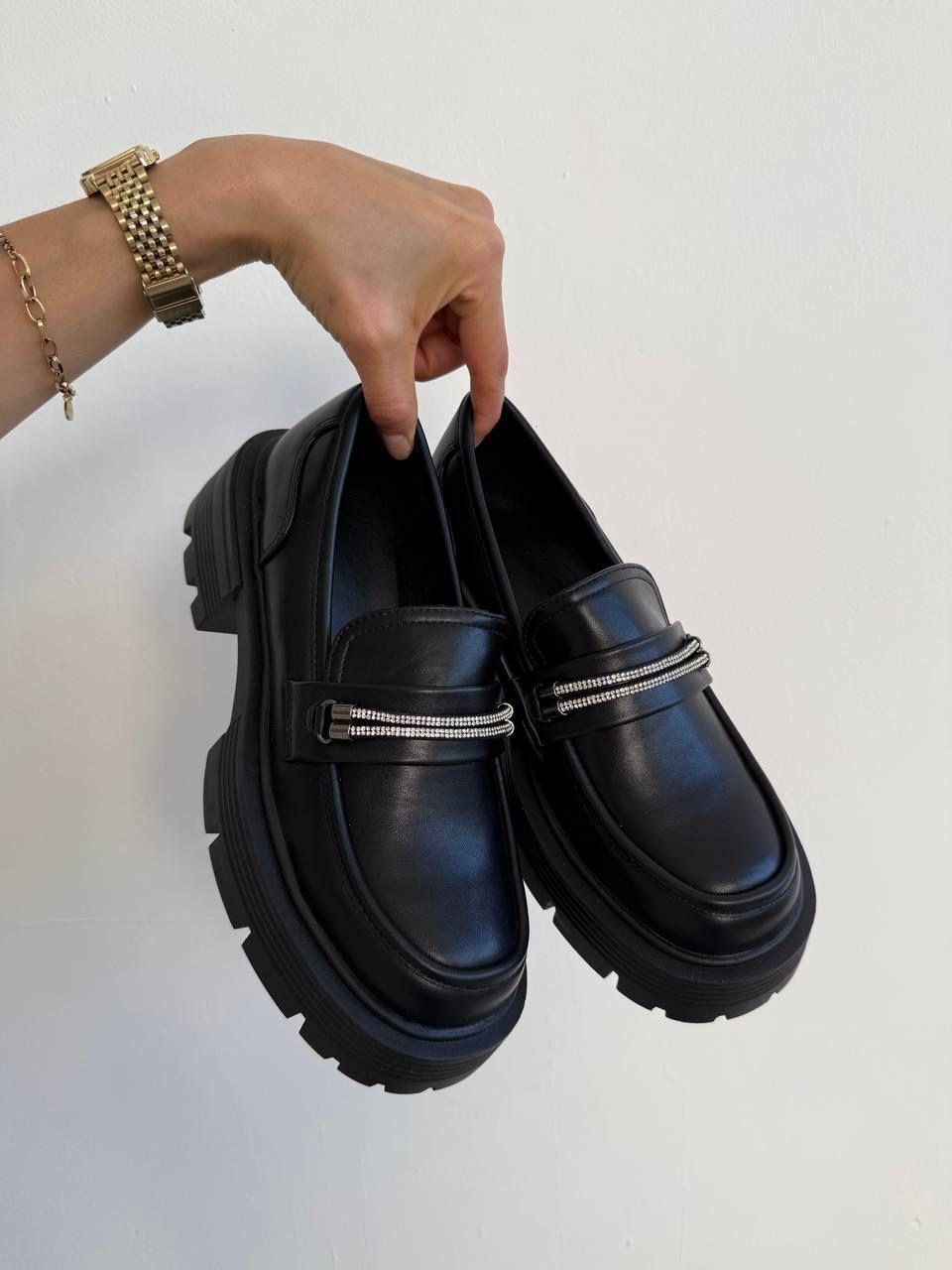 женские лоферы,лоферы,женские черные лоферы на толстой подошве,,лоферы женские на платформе