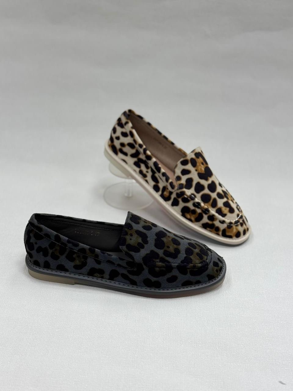 ,леопардовые лоферы,женская ,леопардовые лоферы эконика премиум,обуви