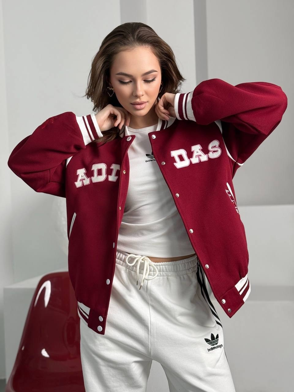 костюм спортивный,костюмчик,высокий универсальный бомбер boohoo бордовый,женский костюм на флисе,бомбер boohoo бордовый