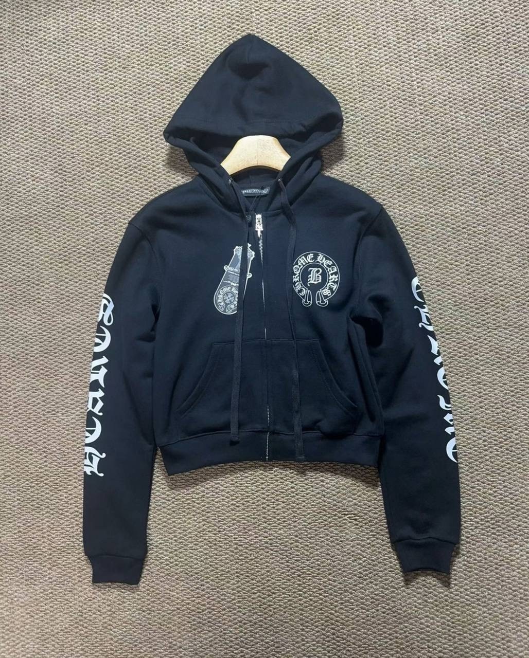 chrome hearts худи,chrome hearts hoodie,зип худи chrome hearts,толстовка с капюшоном,толстовка