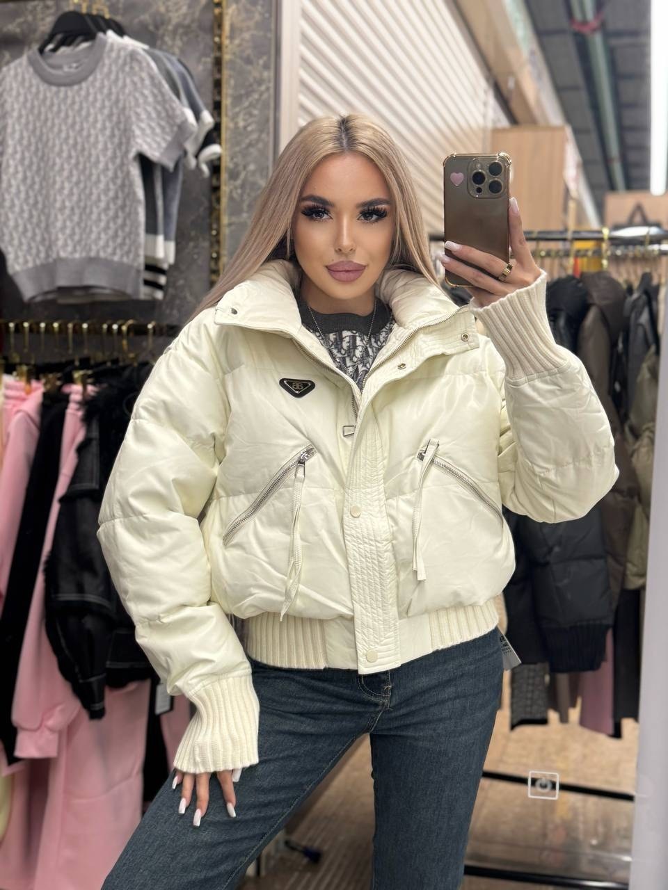 стильная куртка,женская куртка,куртка,куртка женская белая,пуховик куртка в стиле chanel