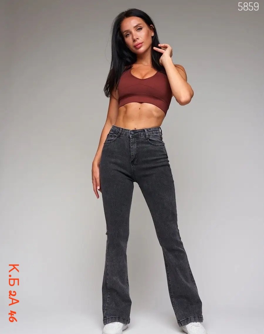 джинсы женские,джинсы клеш от колена серые h&a collection,серые джинсы клеш,женские джинсы клеш,джинсы клеш от колена