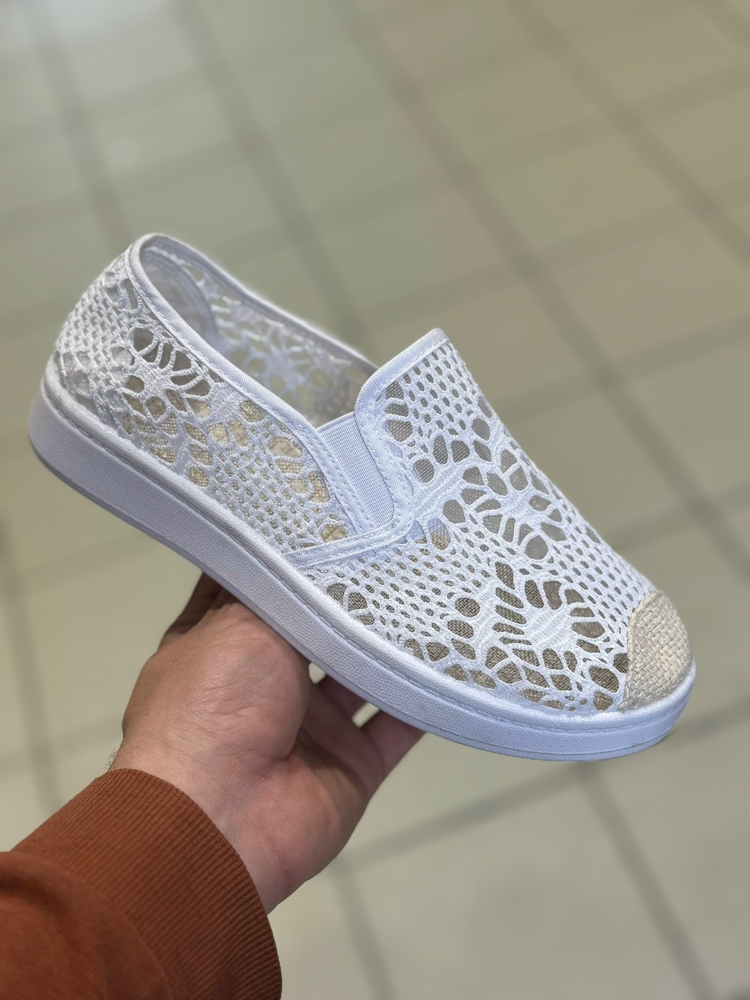 ,женская ,женская летняя ,слипоны кружевные,слипоны женские
